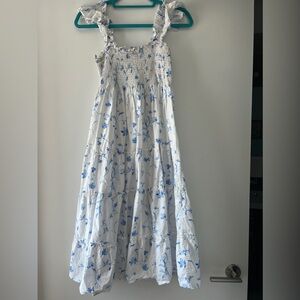 Hillhouse Ellie Nap Dress Size Small Blue Floral